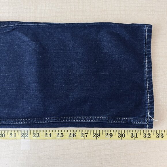 NWOT FREE PEOPLE We The Free Women's Blue Denim Jeans 24 Wide Leg Patch Pockets - Picture 9 of 15